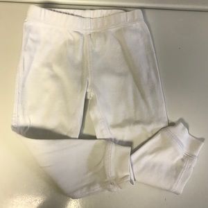 Primary white pj pants